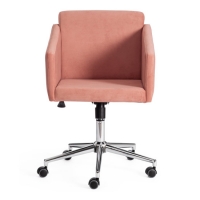 Кресло офисное «Milan» (хром флок, розовый, 137) - Изображение 1
